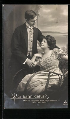 Foto-AK Photochemie Berlin Nr. 7803: Wer kann dafür, Daß sie vergelten... 1914 