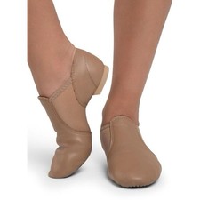 Capezio Caramel Adult Size 9.5 Fits 9 Medium Leather Slip On Jazz Shoes