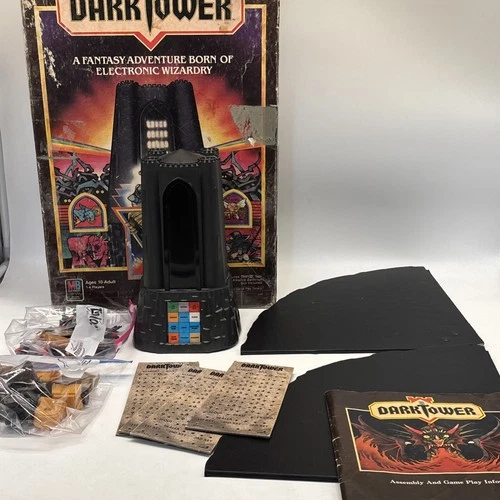 Vintage 1981 Milton Bradley Dark Tower Board Game Incomplete For Parts!