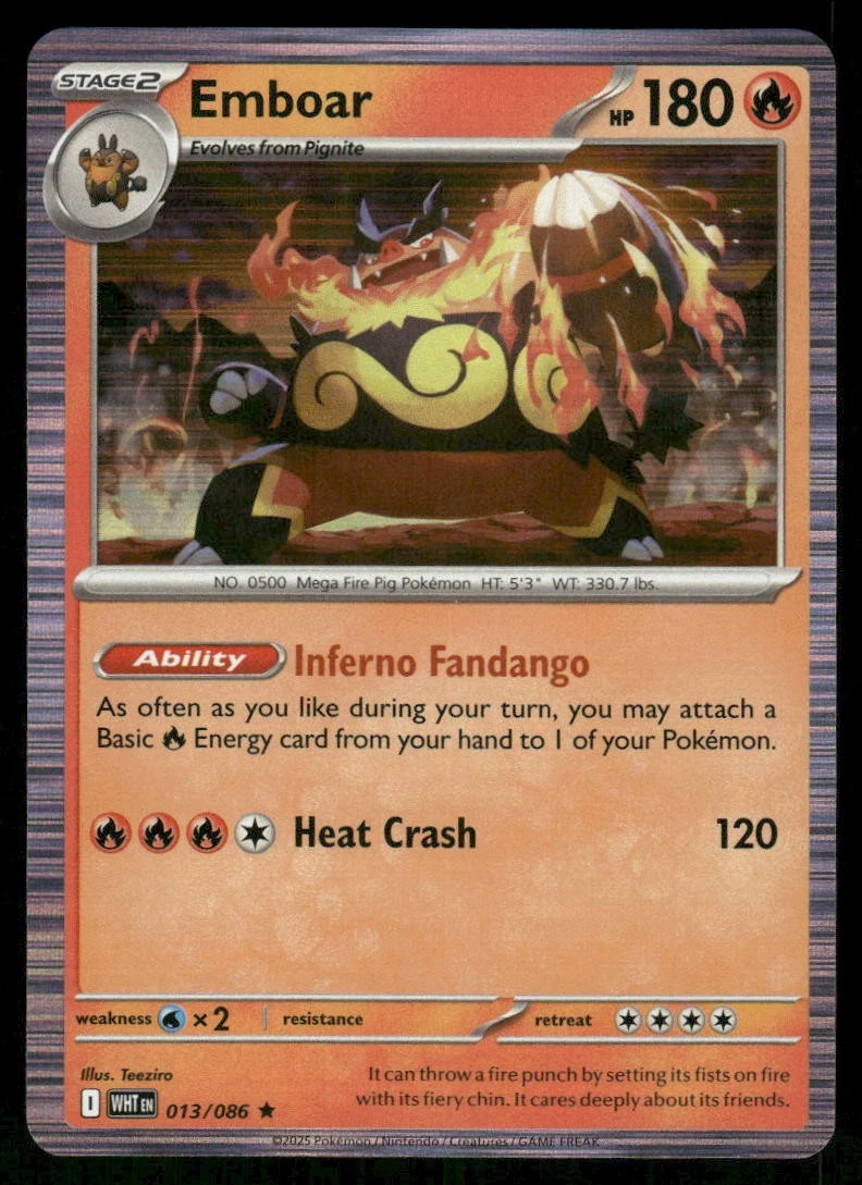 Pokemon Emboar for sale | eBay