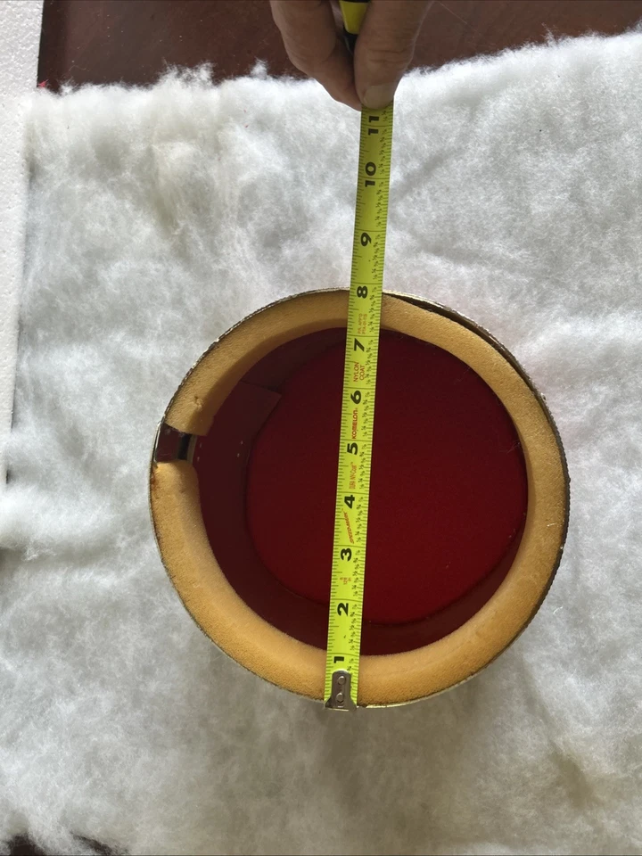 Crown King Queen Red Felt Fabric W/ Jewels Costume Accessory - Image 4 of 4