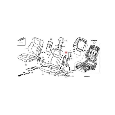 #ad Genuine Honda Parts Holder Left Module Part Number 81560 SNA A01 $66.84