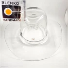 Vintage Blenko Mid Century Glass Cowboy Hat Vase Sculpture Bowl Dish Ice Bucket