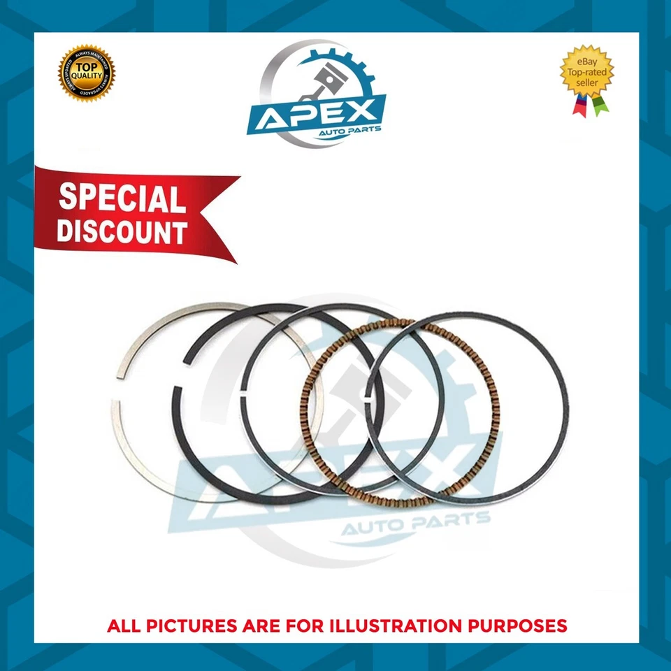 JUEGO DE ANILLOS DE PISTÓN BMW 125I 220I 320I 420I 520I 20I 40E N20B20A/B N26B20A X 4 UNIDADES Foto 2 de 3