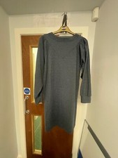 Ladies Oliver Bonas Grey sweatshirt dress UK 10 UK CHARITY SALE