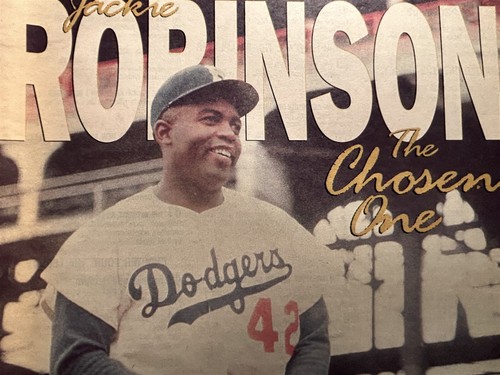 1997 BROOKLYN Dodgers JACKIE ROBINSON 50th Anniversary 1947-1997 The CHOSEN One - Picture 2 of 9