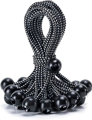 11 Inch Ball Bungee Cords100 pcs Bungie Cord Balls Tarp Tie Bungee Balls Tie fo