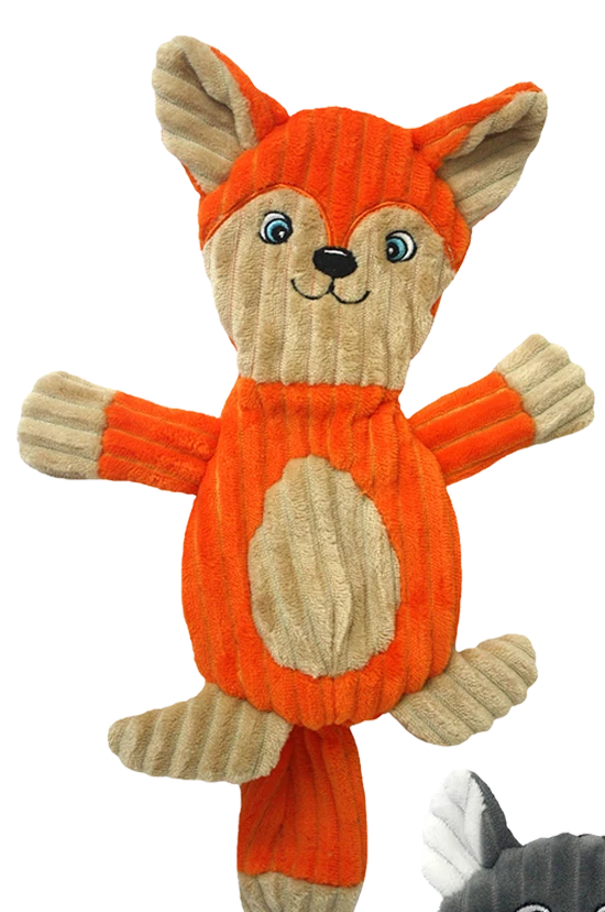 Flat fox hotsell dog toy