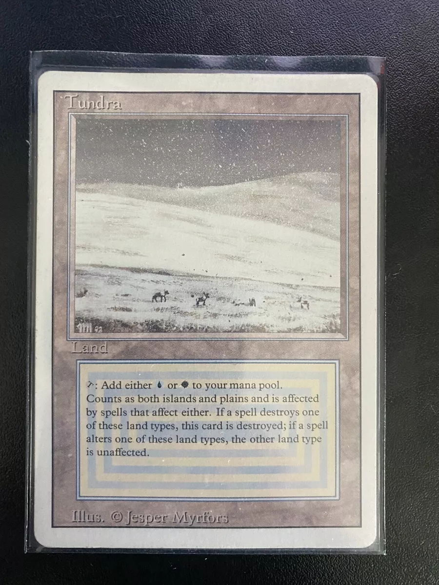 tundra - dual lands - revised - MTG - magic the gathering | eBay