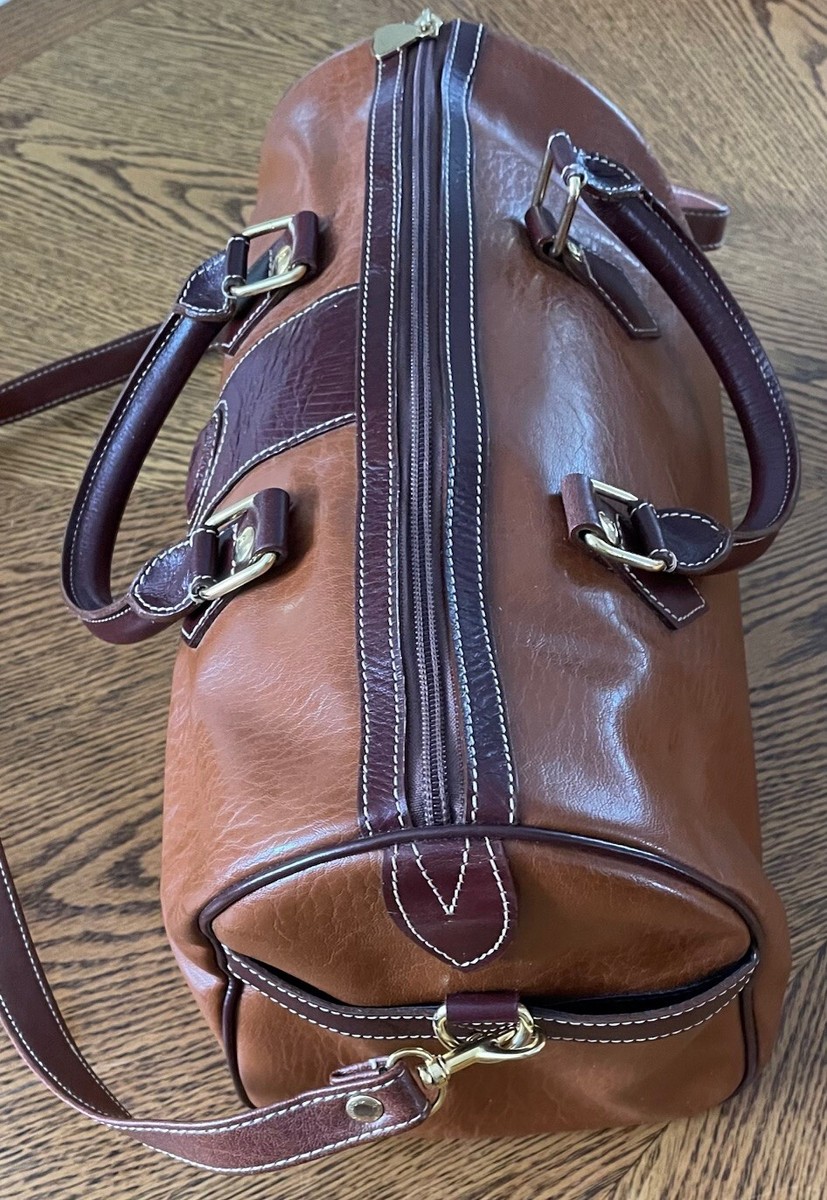 Vintage Brown Andantini Moda Italiana Hanbag With Strap  display picture 3