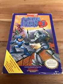 Nintendo NES Spiel Mega Man 3 Modul original Schuber Verpackung Anleitung USA