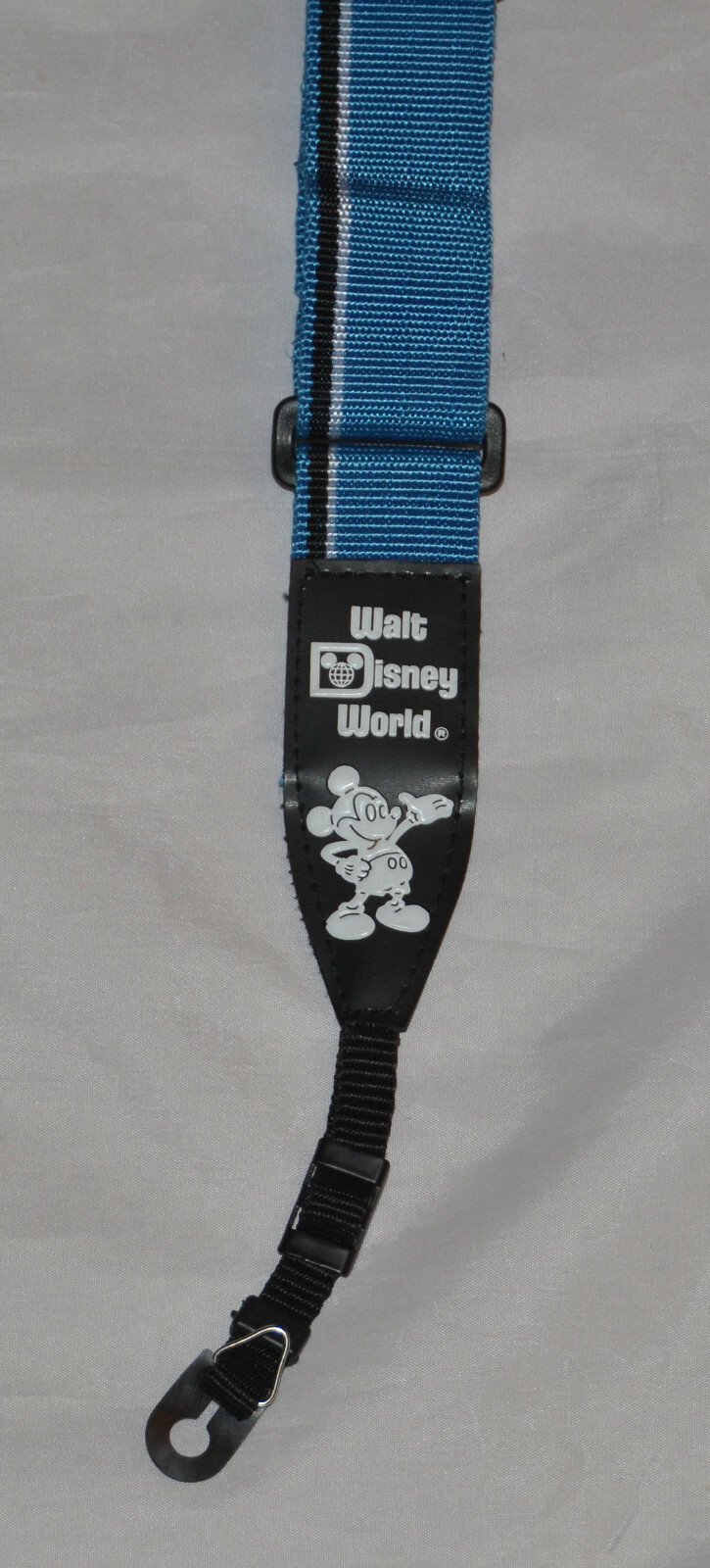 Nice! Mickey Mouse DISNEY Camera Strap Blue & Black Walt Disney World