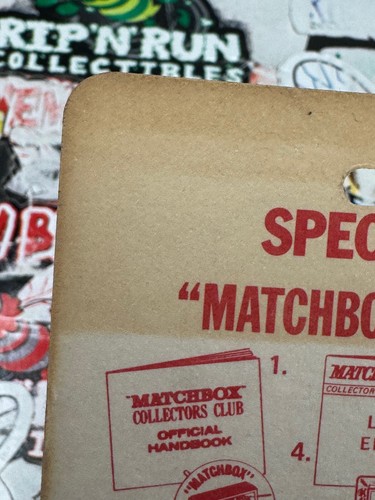Matchbox Superfast Roman Numeral VI Lady Bug Black Blister Card Limited Edition - Picture 15 of 18