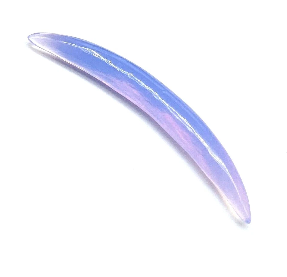 Opala de lavanda tcheca PRESA CURVA, presa de septo, tamanho 12g a 5/8"" e personalizada - Imagem 3 de 4