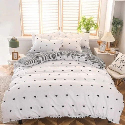 Juego de cama estampado de 3 piezas - suave, incluye 1 funda nórdica y 2 fundas de almohada Foto 4 de 4