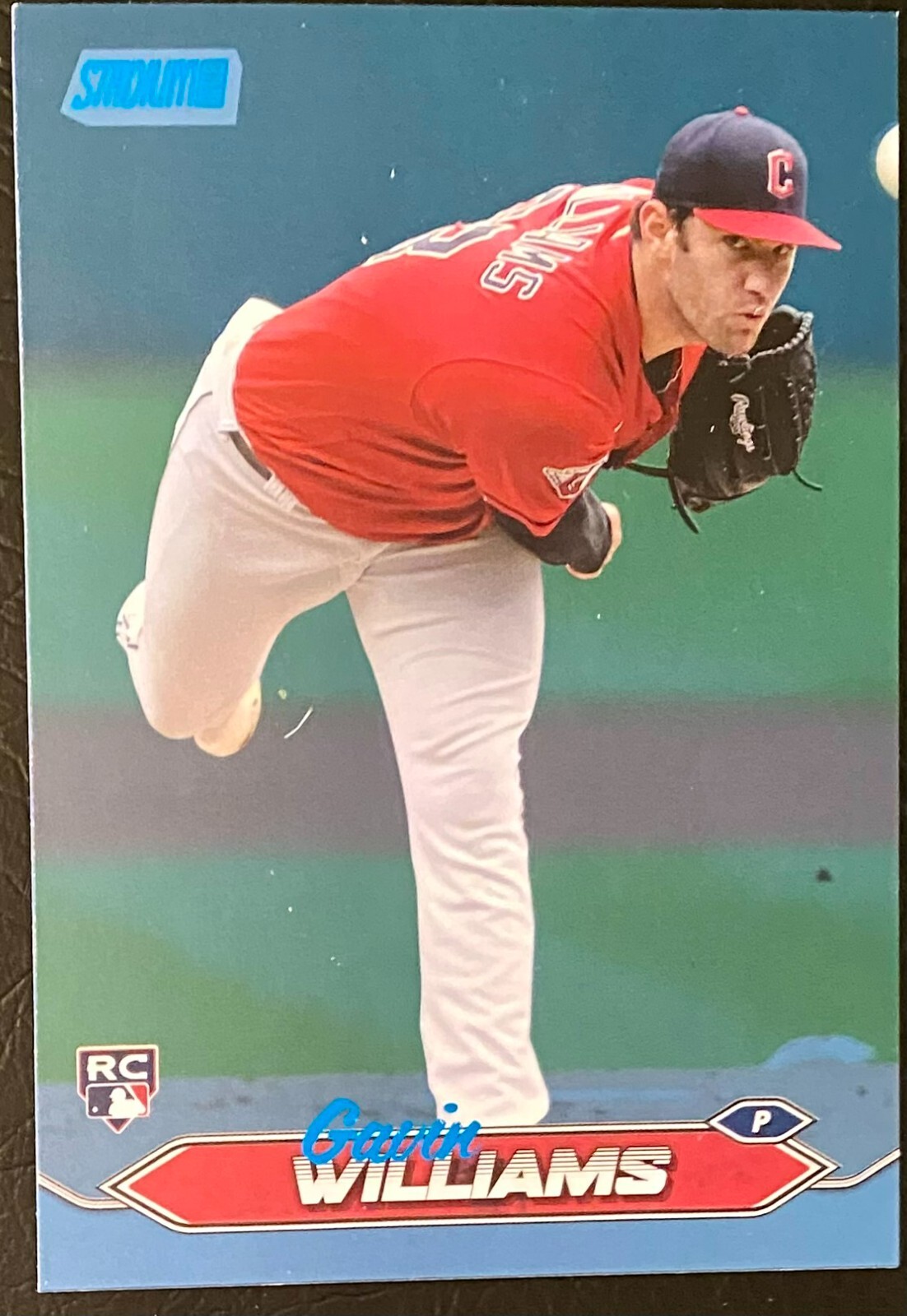 2024 Stadium Club #251 Gavin Williams RC Blue Foil 50/50 Guardians