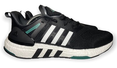 Size 10.5- adidas EQT Plus Black White Green Ultraboost Kith