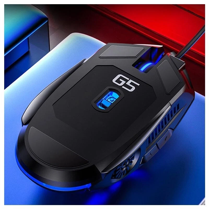 Souris De Jeu 7 couleurs Rétro-éclairage USB Souris Filaire Gamer 3200 DPI - Photo 4/4