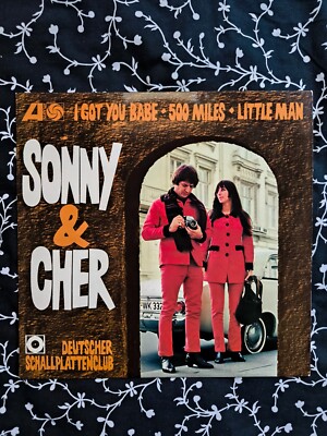 Sonny & Cher - Deutscher Schallplattenclub 1967 12'' Vinyl RAR 