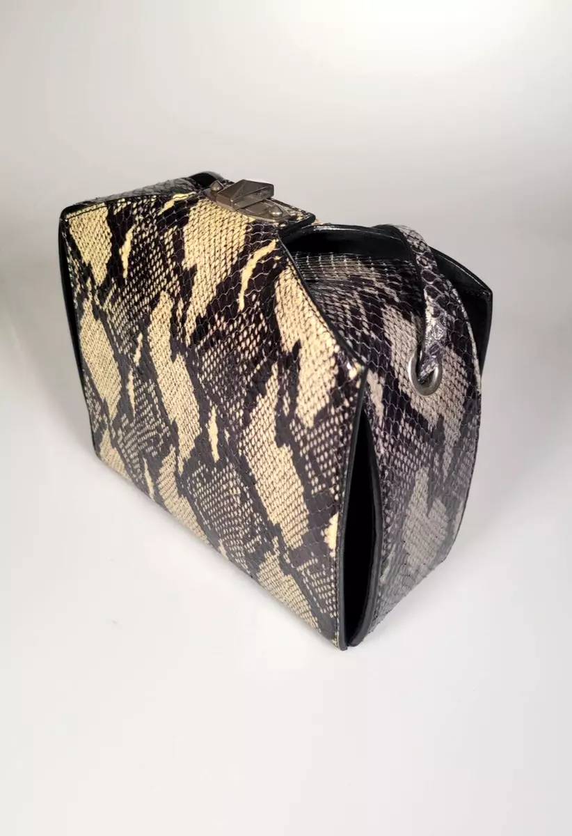 Alexander mcqueen cheap black python