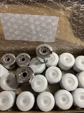 20pc Wheel Lug Bolt Nuts Cap Cover VW Touareg 2003-2014 Chrome #7L6601173A