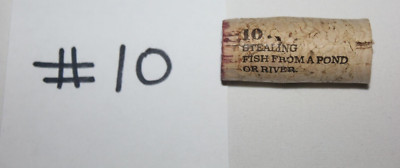 19 Crimes red wine cork #10 series Stealing Fish from a Pond or River