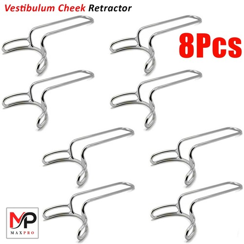 Retractor de mejillas y labios vestíbulo instrumento quirúrgico abridor bucal dental retractor - Imagen 10 de 12