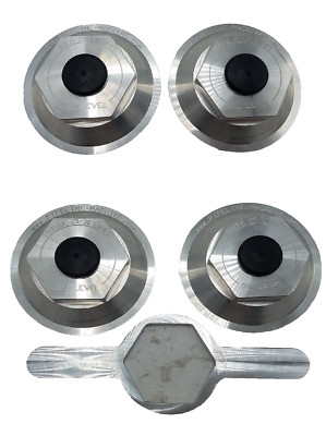 4'' Oil Cap Billet Aluminum Wrench Kit 21-36 fits Dexter Drums 9-44 9-27 9-28