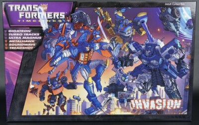 Transformers BotCon 2012 Invasion Empty Box shattered glass set