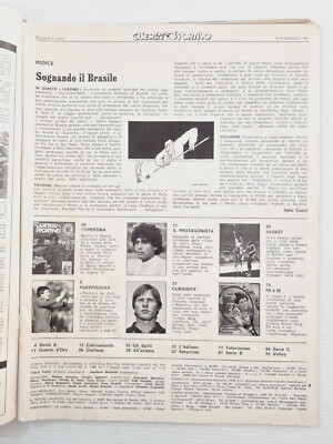 Magazine Guerin Sportivo 6-1981 - Avec Film Rudy Krol, Maradona, Loredana Berte