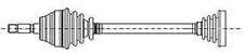 METELLI 17-0434 FRONT RIGHT DRIVESHAFT FOR SEAT