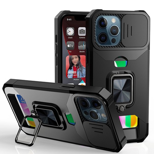 For Motorola Moto G Play 2023 Wallet Case Ring Stand & Camera Cover Card Holder - 第 5/49 張圖片