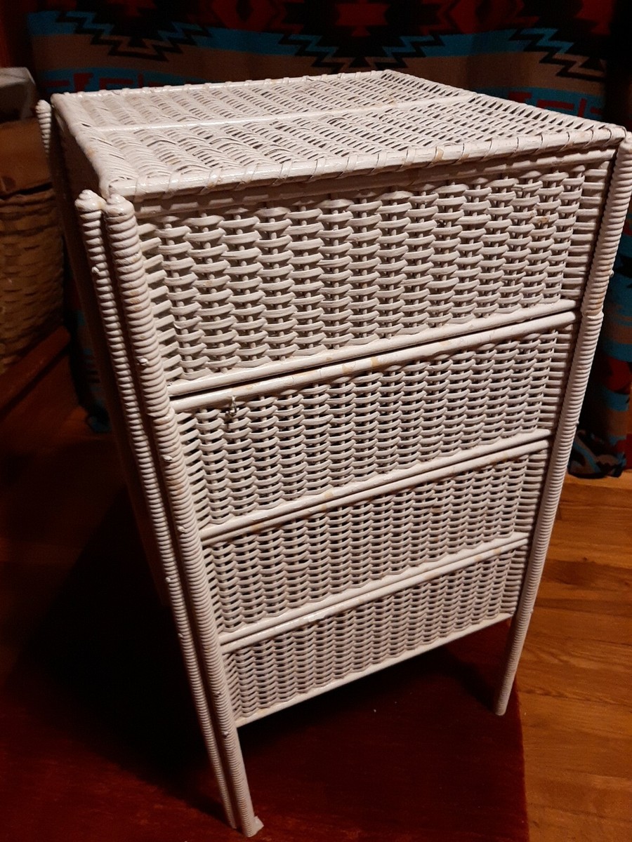 Antique Wicker Baby Dresser 1920's Era - Clean and