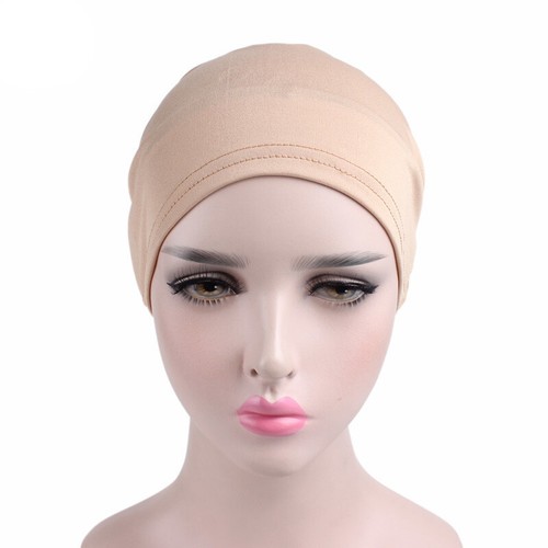 Muslim Women Inner Cap Hijab Underscarf Turban Head Scarf Wrap Cover Headwear - Picture 35 of 69