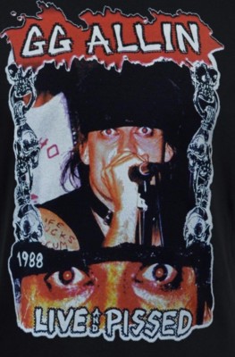 Pull Noir Punk Rock GG Allin 