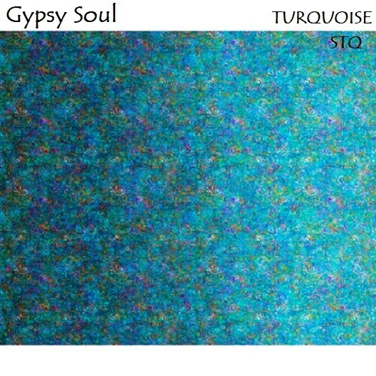 GYPSY SOUL por Dan Morris Aqua algodón edredón tela acolchado tesoros Q Foto 2 de 4
