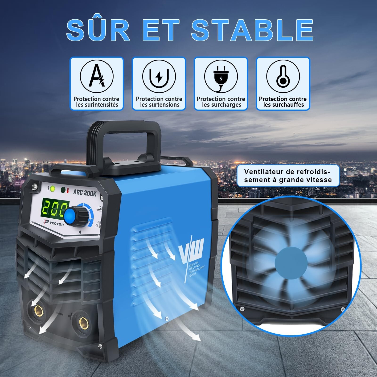 Poste à souder à l'arc MMA pour réparer et assembler les structures en acier - 2