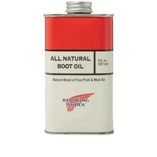 Red Wing All Natural Boot Oil 264943477127 Natural Blend, Pine Pitch & Mink Oil
