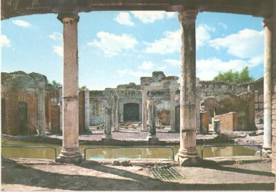 NEW POSTCARD TIVOLI VILLA ADRIANA MARITIME THEATRE THEATRE MARITIME THEATRE 
