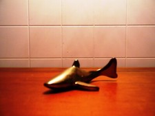 SOLID BRASS SHARK FIGURINE