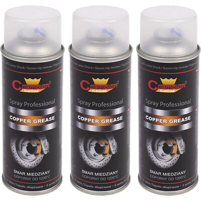 3x400ml Kupferfett Schmiermittel Paste Anti Seize Spray 1200°C