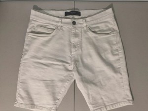 zara white shorts mens