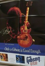  Gibson Guitars - Slash 18x24" Poster - 1993 - Print Advertisement 