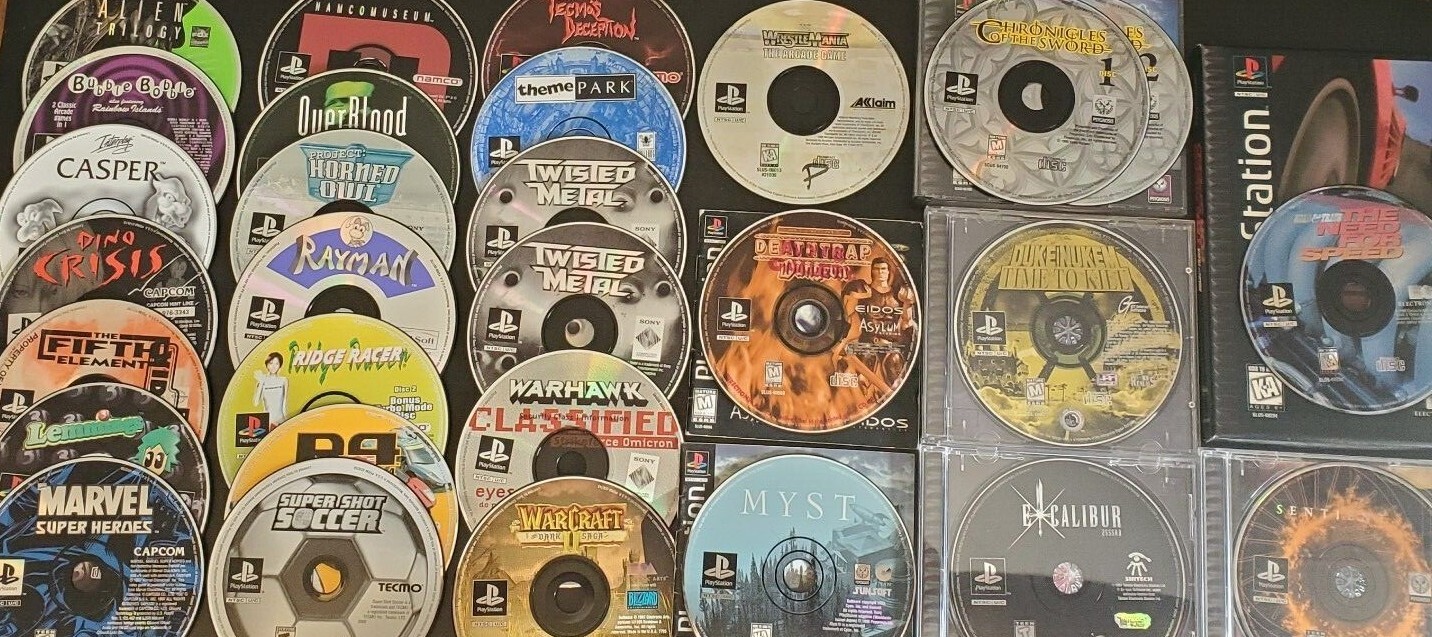 PlayStation PS1 Loose Discs Tested $5 Flat Shipping New Games Added July 2025!