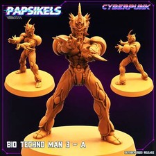 Bio Techno Man - v03a DnD Miniatures Tabletop Gaming Tabletop Miniature