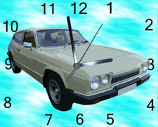 Relian t scimitar wall hanging clock classic scimitar car