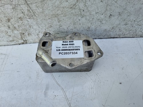 AUDI RSQ3 MK2 F2 2018-2024 2.5 PETROL ENGINE OIL COOLER 07K117021G - Picture 2 of 11
