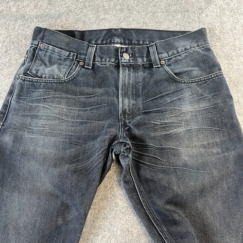 Jeans uomo Levi's 514 34 30 tasca dritta patta linguetta rossa dritto lavaggio antracite - Foto 3 di 13