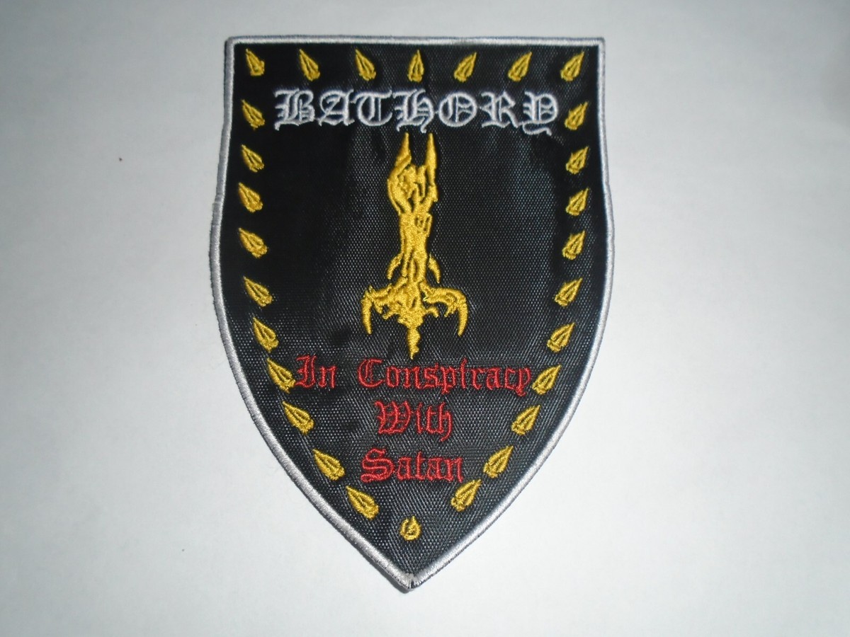 BATHORY IN CONSPIRACY WITH SATAN EMBROIDERED PATCH | eBay