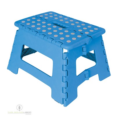 Dyforce Klappbarer Tritthocker – 44 Cm Hoch, Trägt 180 Kg, Rutschfest, Mit Griff